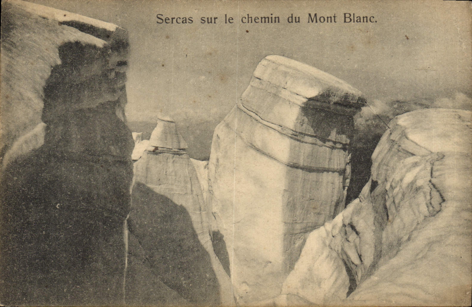 CPA Sercas Sur Le Chemin Du Mont Blanc