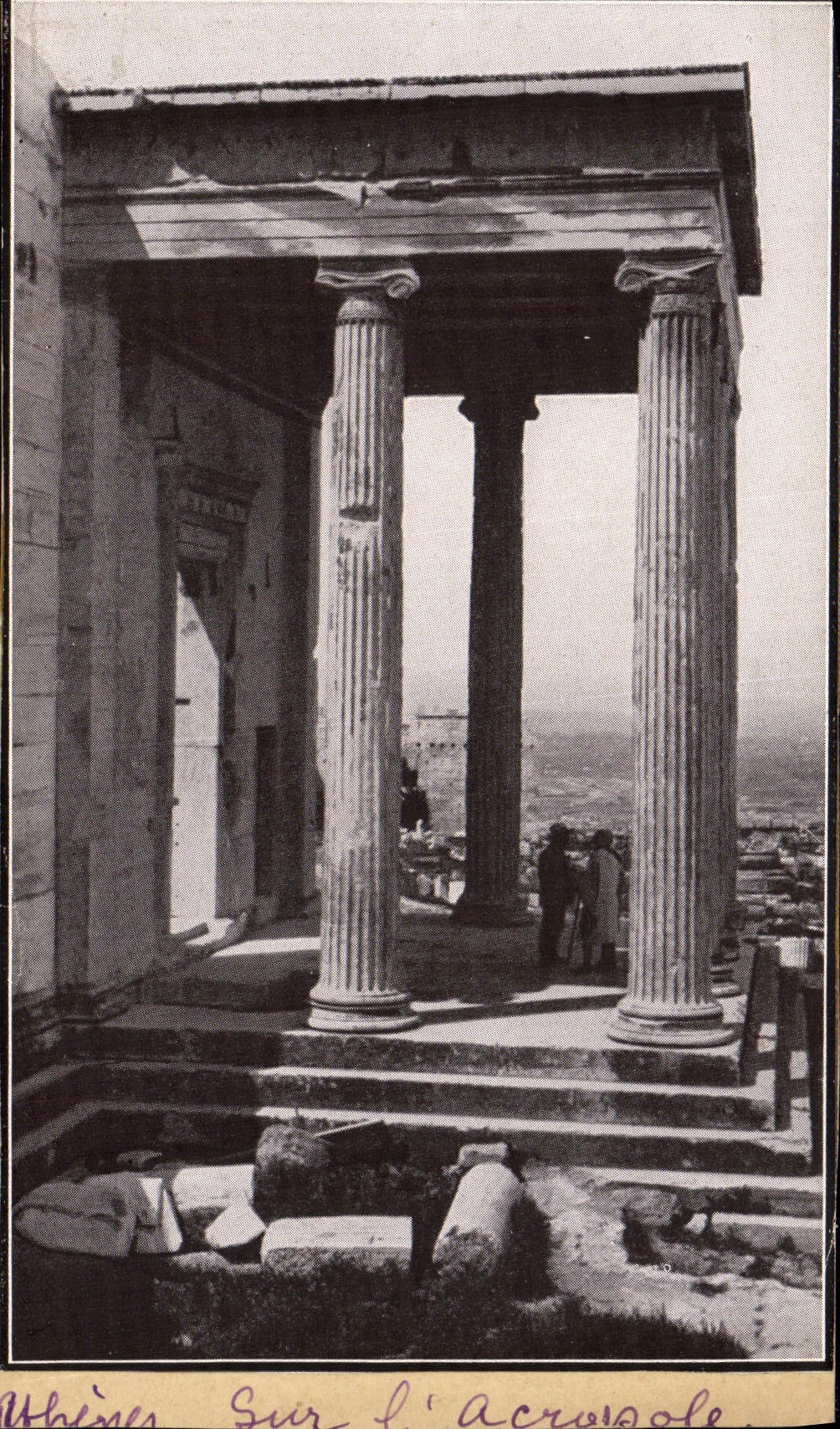 Athens the acropolis