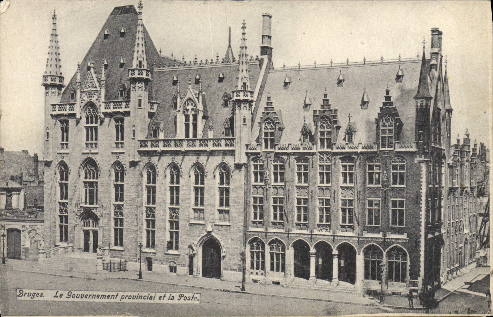 POSTAL Brugee de la VENDIMIA el gobierno provincial y La Poste