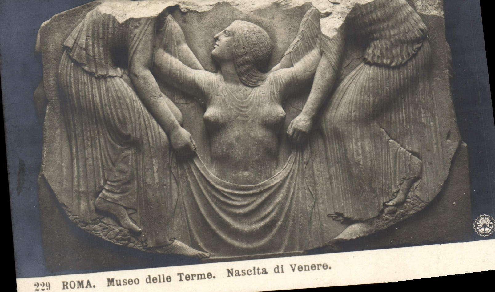 Delle Term Naselta di Venere de Roma Museo de la POSTAL de la VENDIMIA