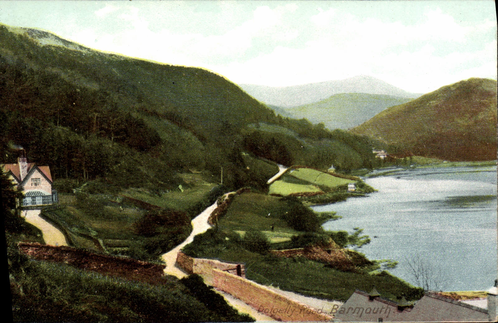 VINTAGE POSTCARD Dolgelly Road Barmouth