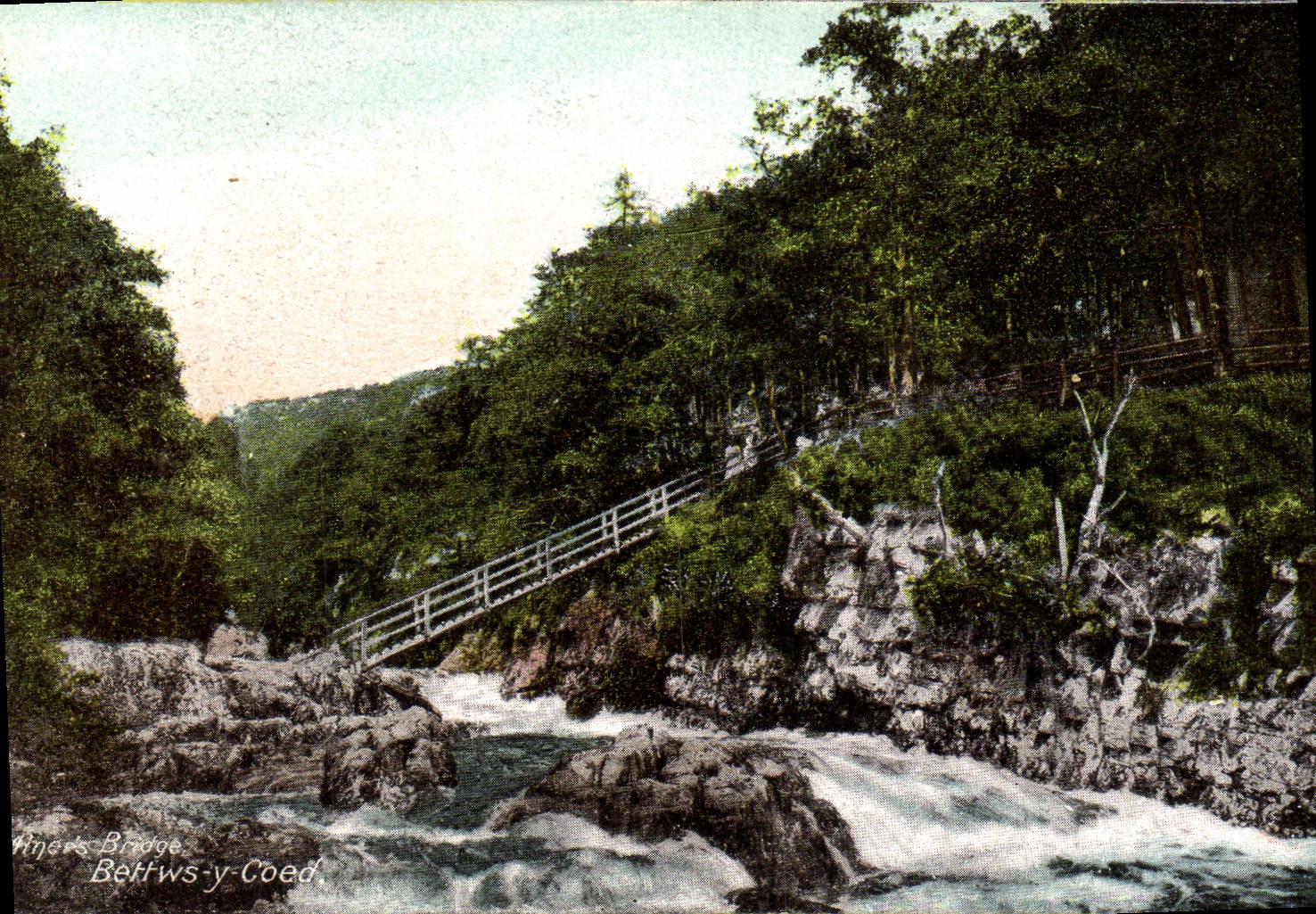 VINTAGE POSTCARD Bettws there Coed
