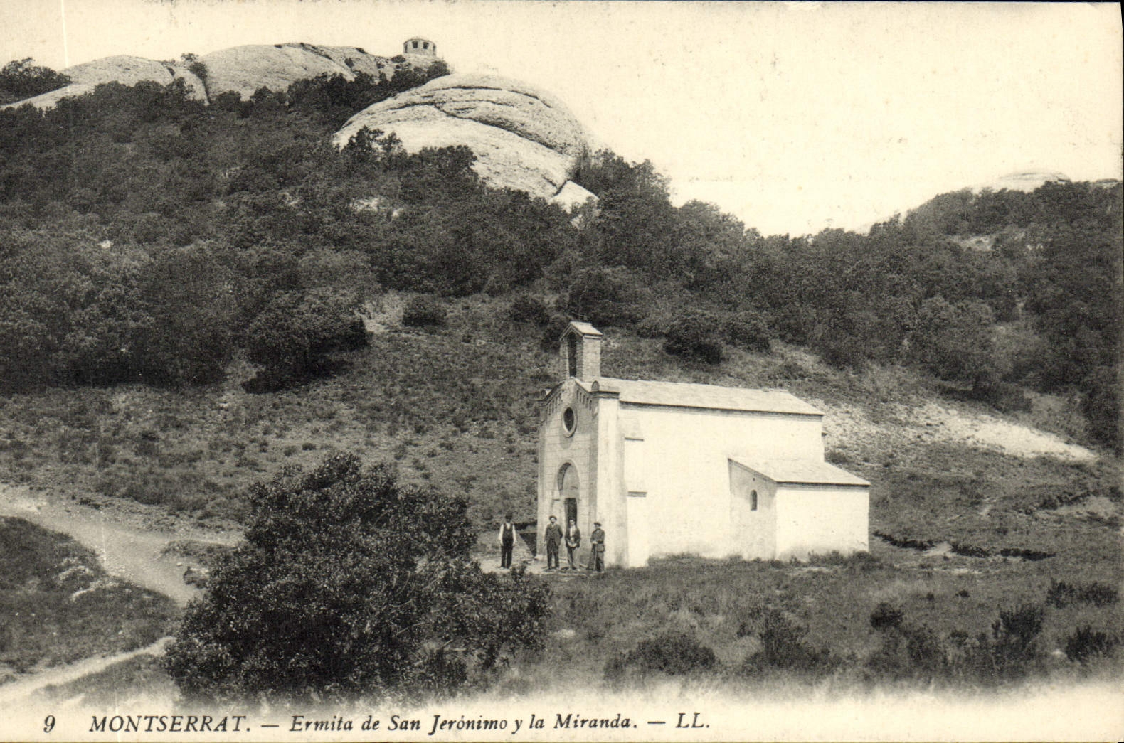 CPA Montserrat Ermita de San Jeronimo y la Miranda