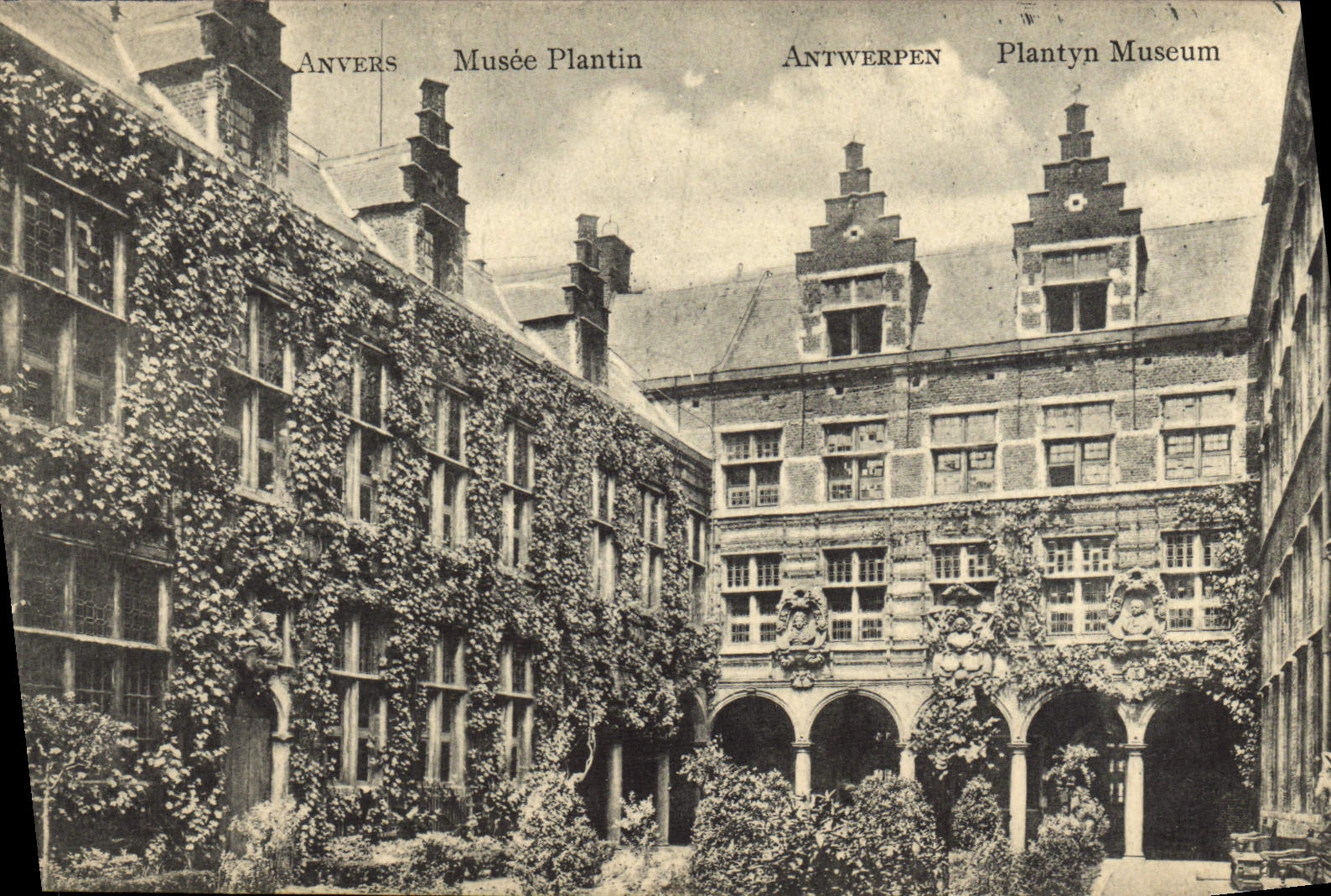 Museo de Amberes Plantin de la POSTAL de la VENDIMIA