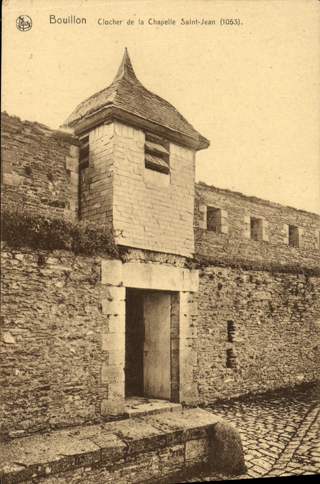 CPA Bouillon Clocher de la Chapelle Saint Jean