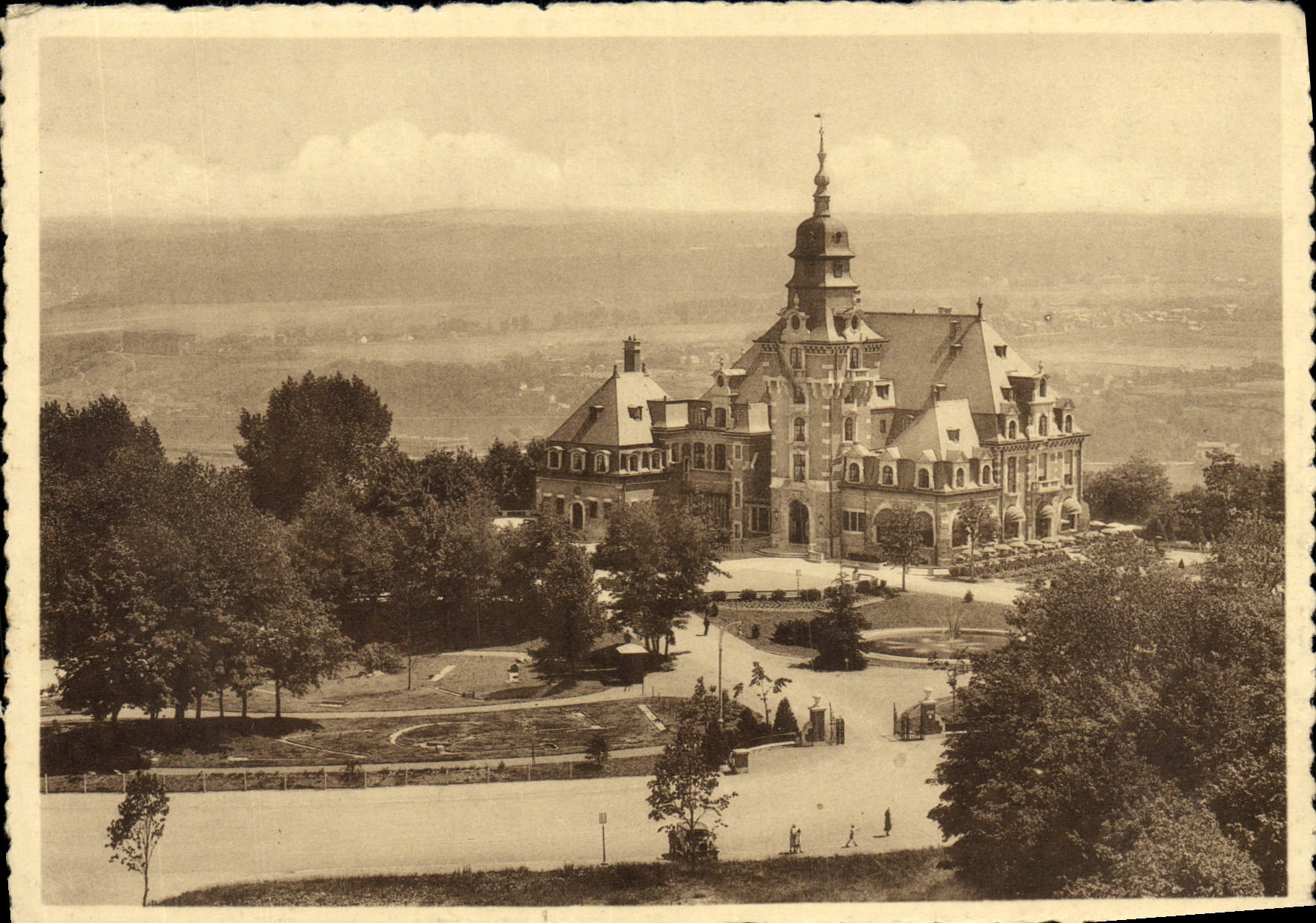 VINTAGE POSTCARD Namur Castle Citadel Panoramic View