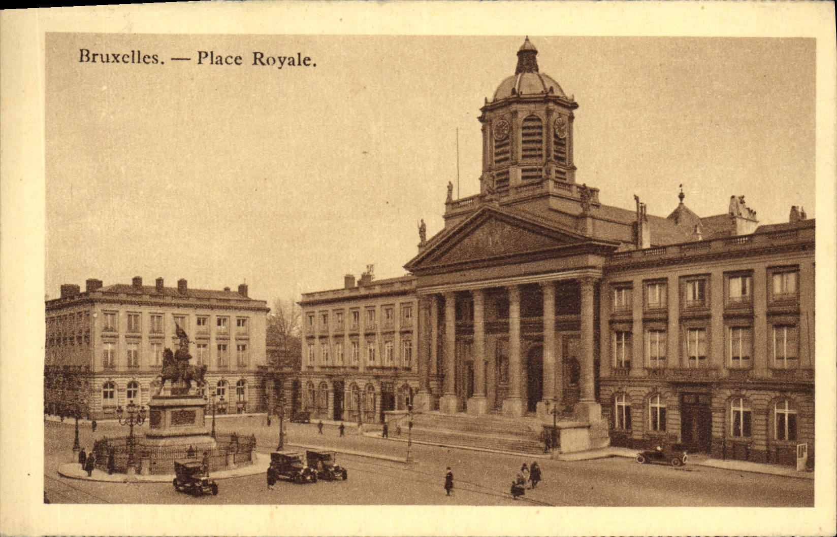 CPA Bruxelles Place Royale