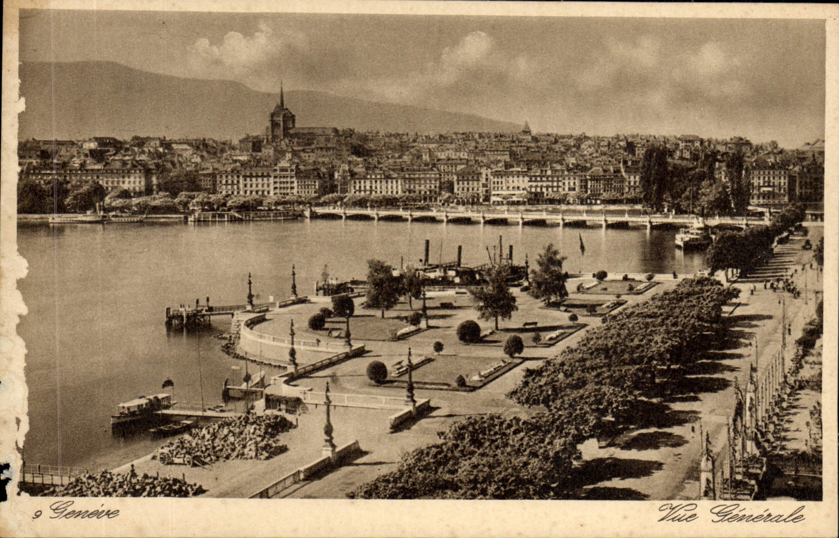 CPA Geneve Vue generale 