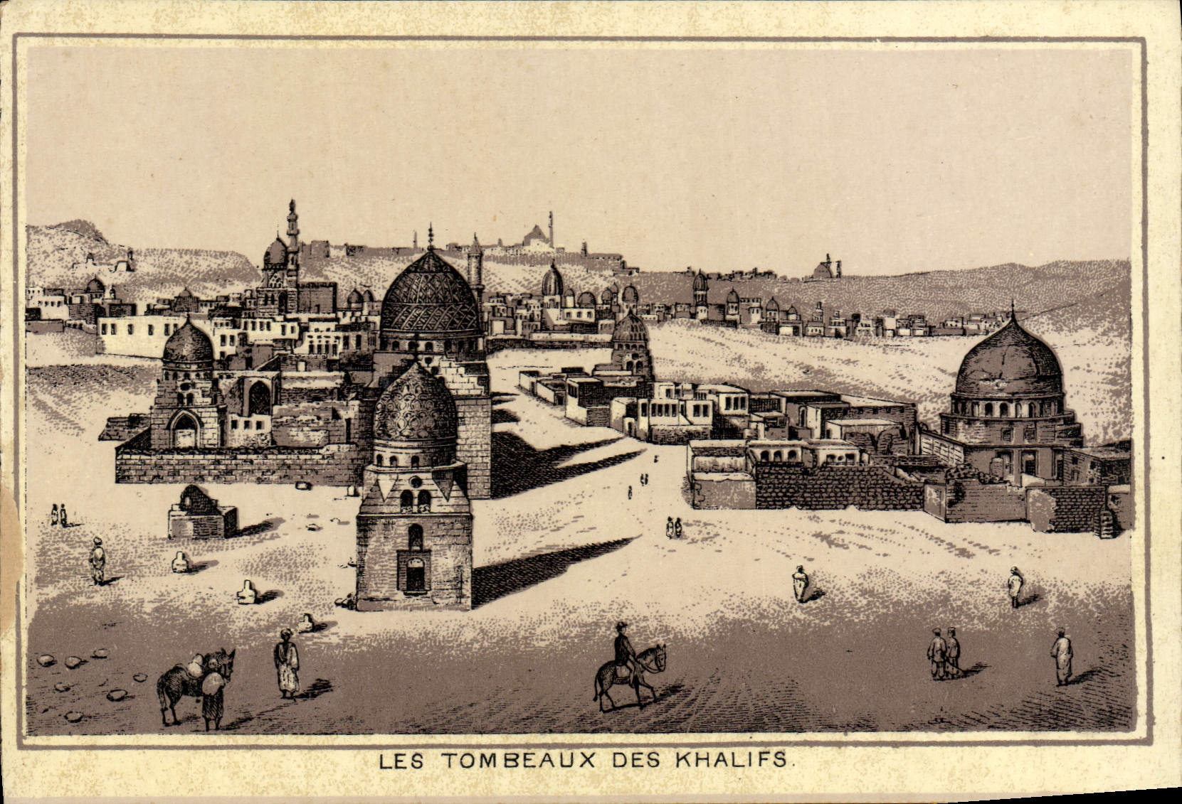 CPA Egypte Le Caire Les Tombeaux Des Khalifs