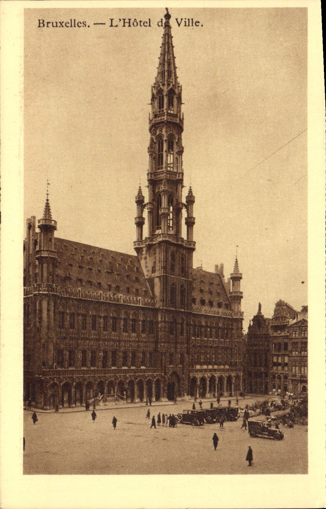 CPA Bruxelles L'Hotel de Ville