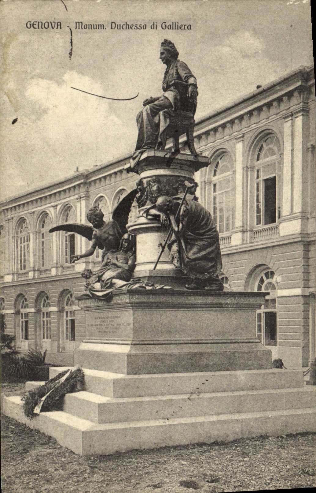 CPA Genova Monum Duchessa di Galliera