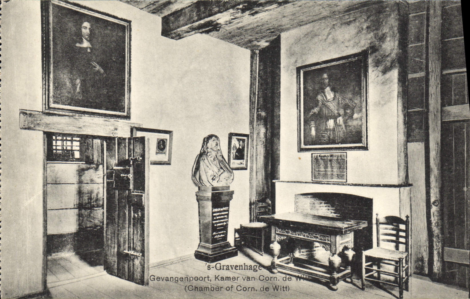 POSTAL Gravenhage Gevangenpoort Kamer Van Corn de Witt de la VENDIMIA