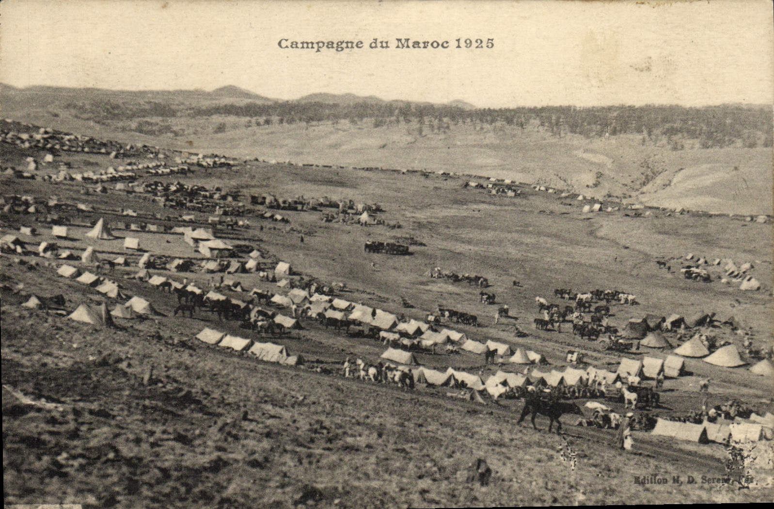 CPA Campagne du Maroc 1925 Militaria
