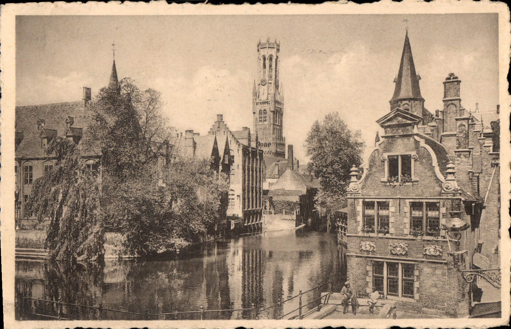 CPA Bruges Quai du rosaire