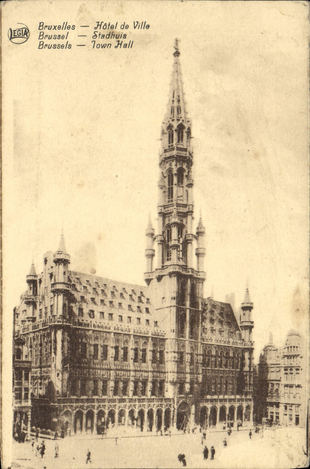 CPA Bruxelles Hotel de Ville