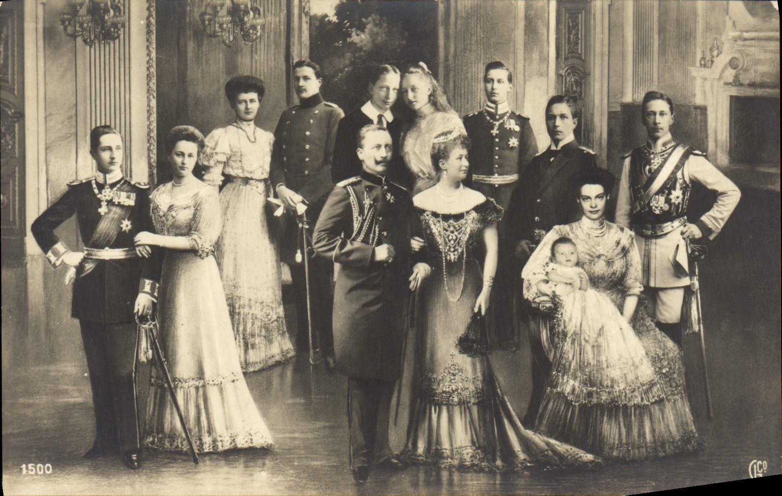 CPA Famille royale Hohenzollern 