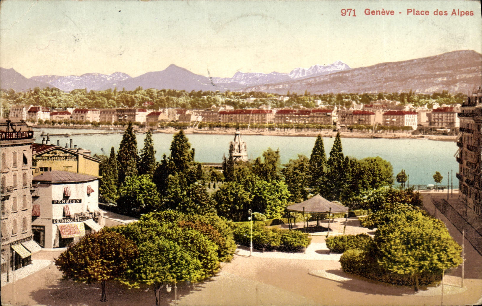 CPA Geneve Place des Alpes