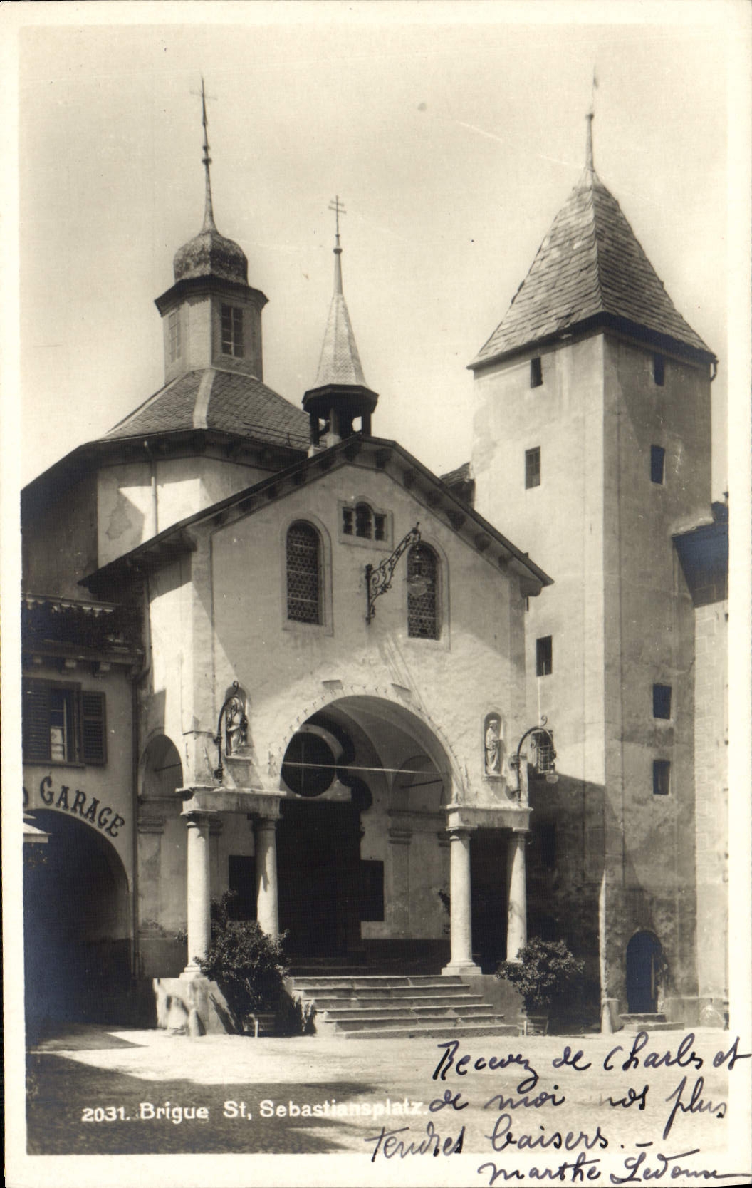 VINTAGE POSTCARD St Sebastienplatz Aspires to