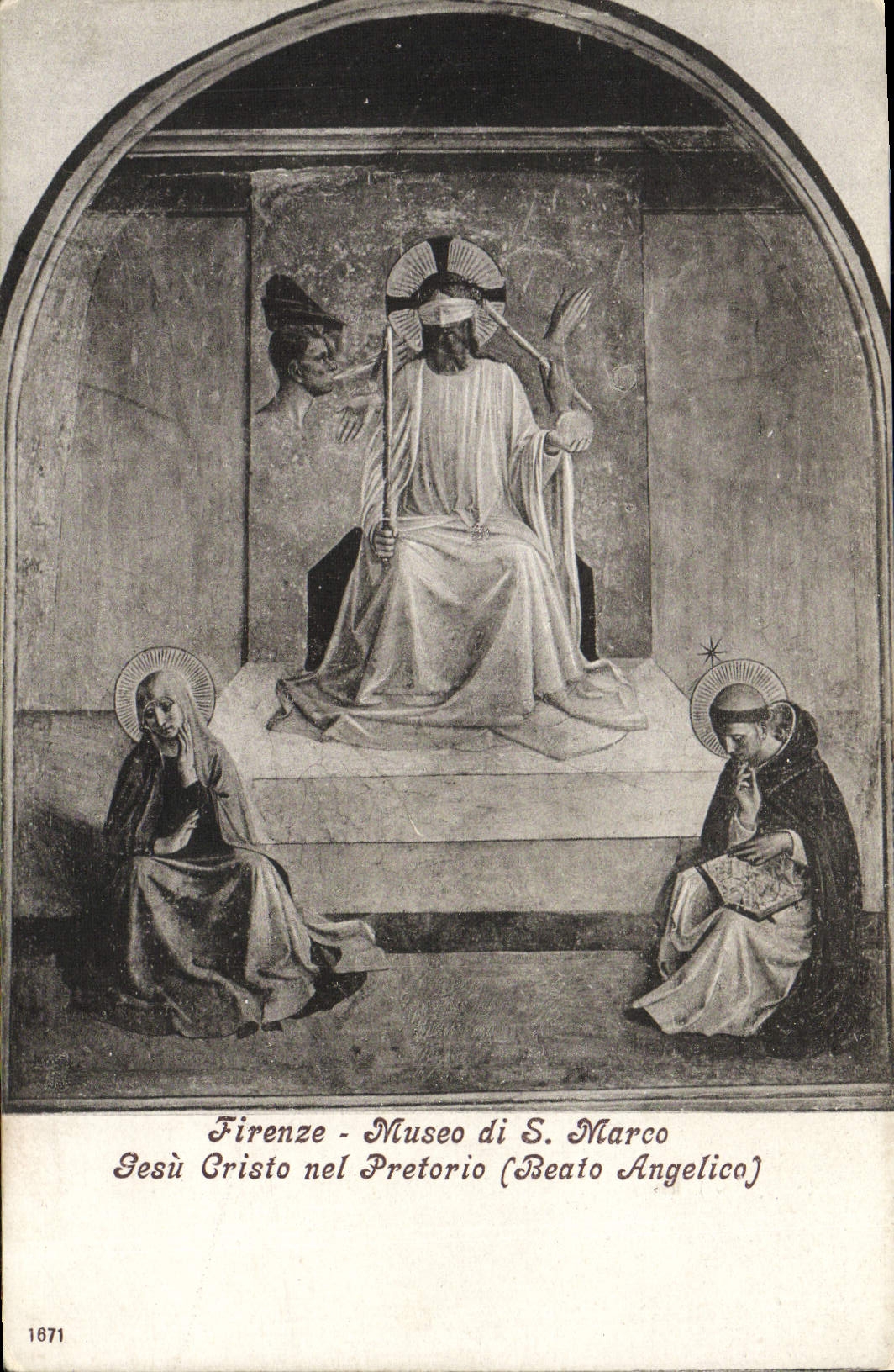 Nel Pretorio Beato Angelico de Firenze Museo di Marco Gesu Cristo de la POSTAL de la VENDIMIA