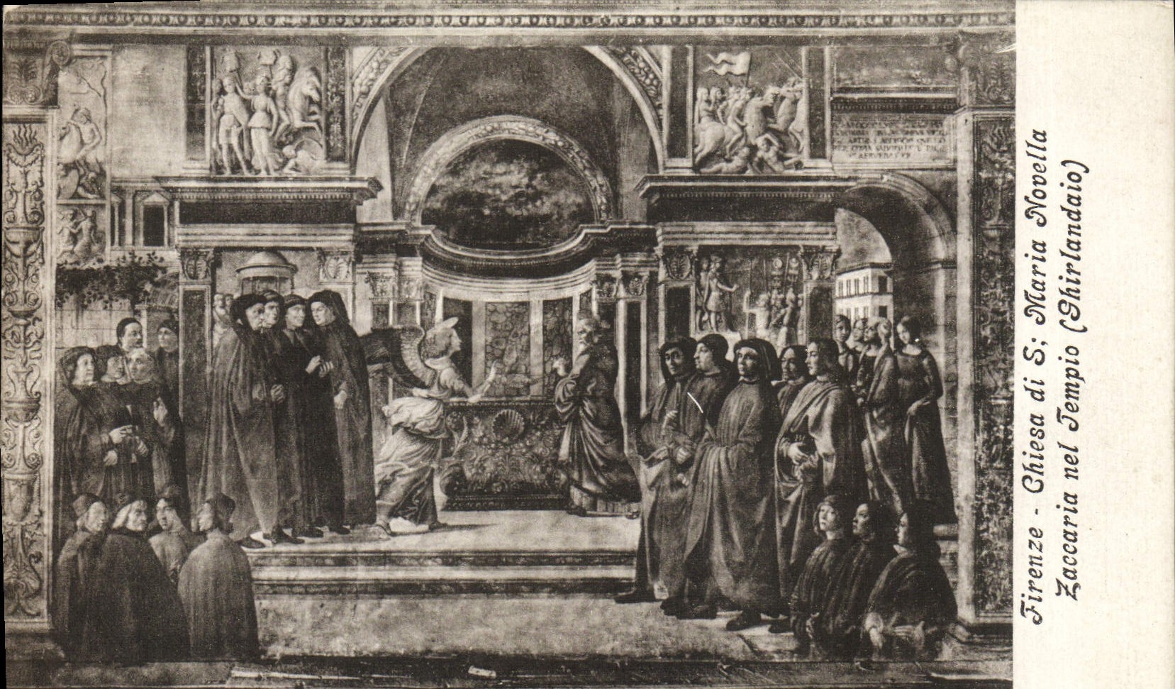 CPA Firenze Chiesa di s Maria Novella Zaccaria nel Tempio 