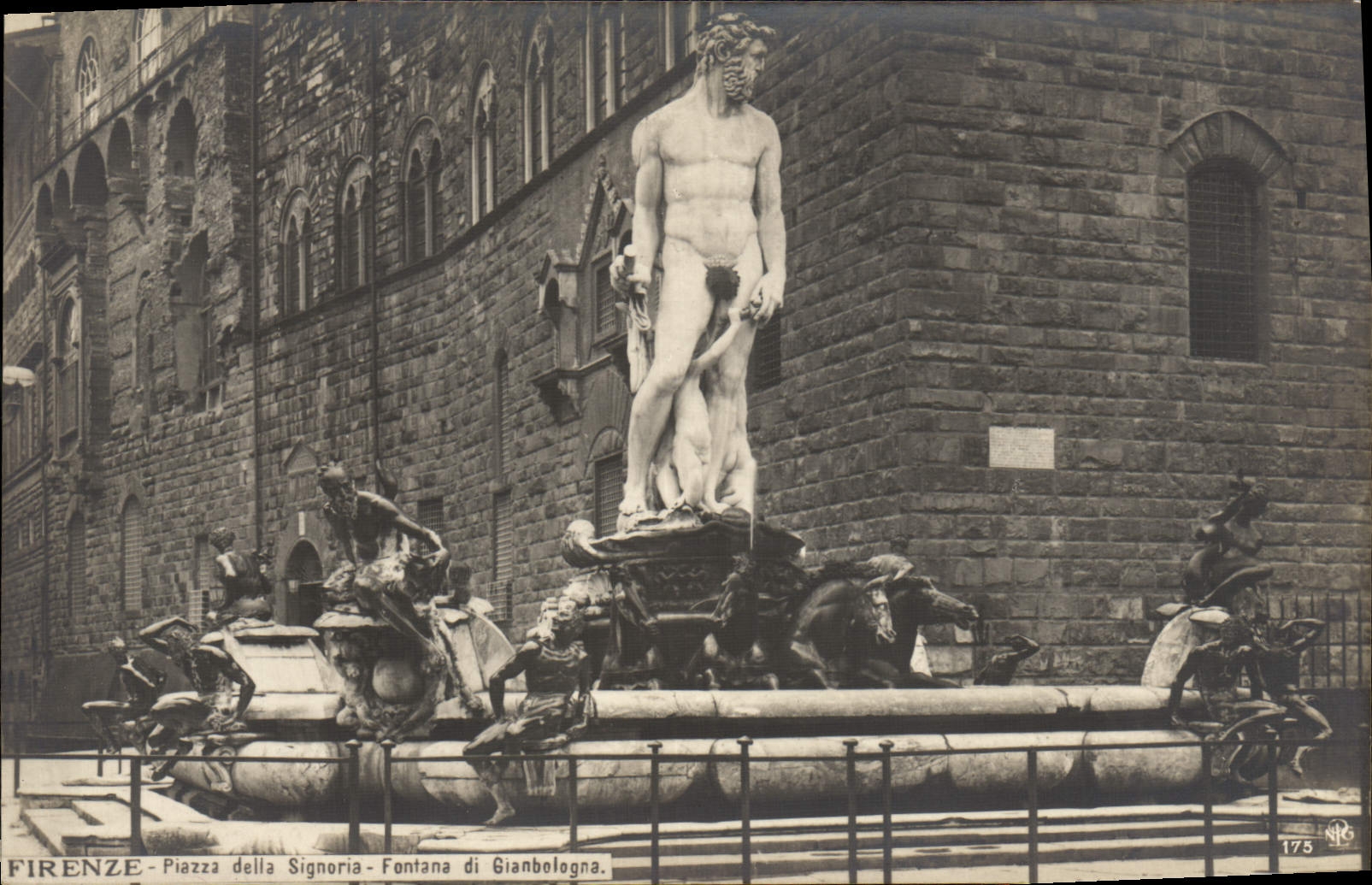 CPA Firenze Piazza della Signoria Fontana di Gianbologna 