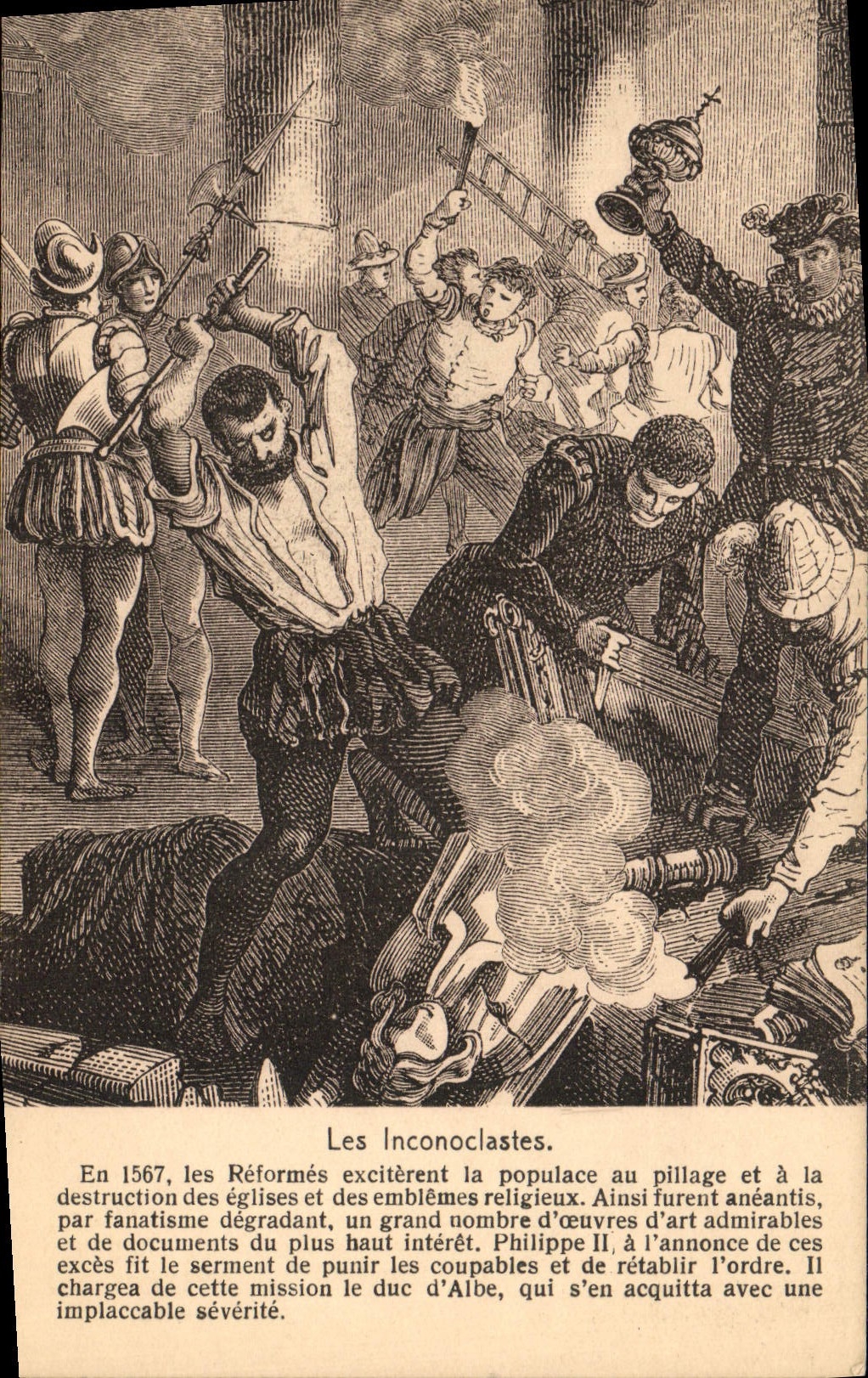 VINTAGE POSTCARD the iconoclasts reform Them