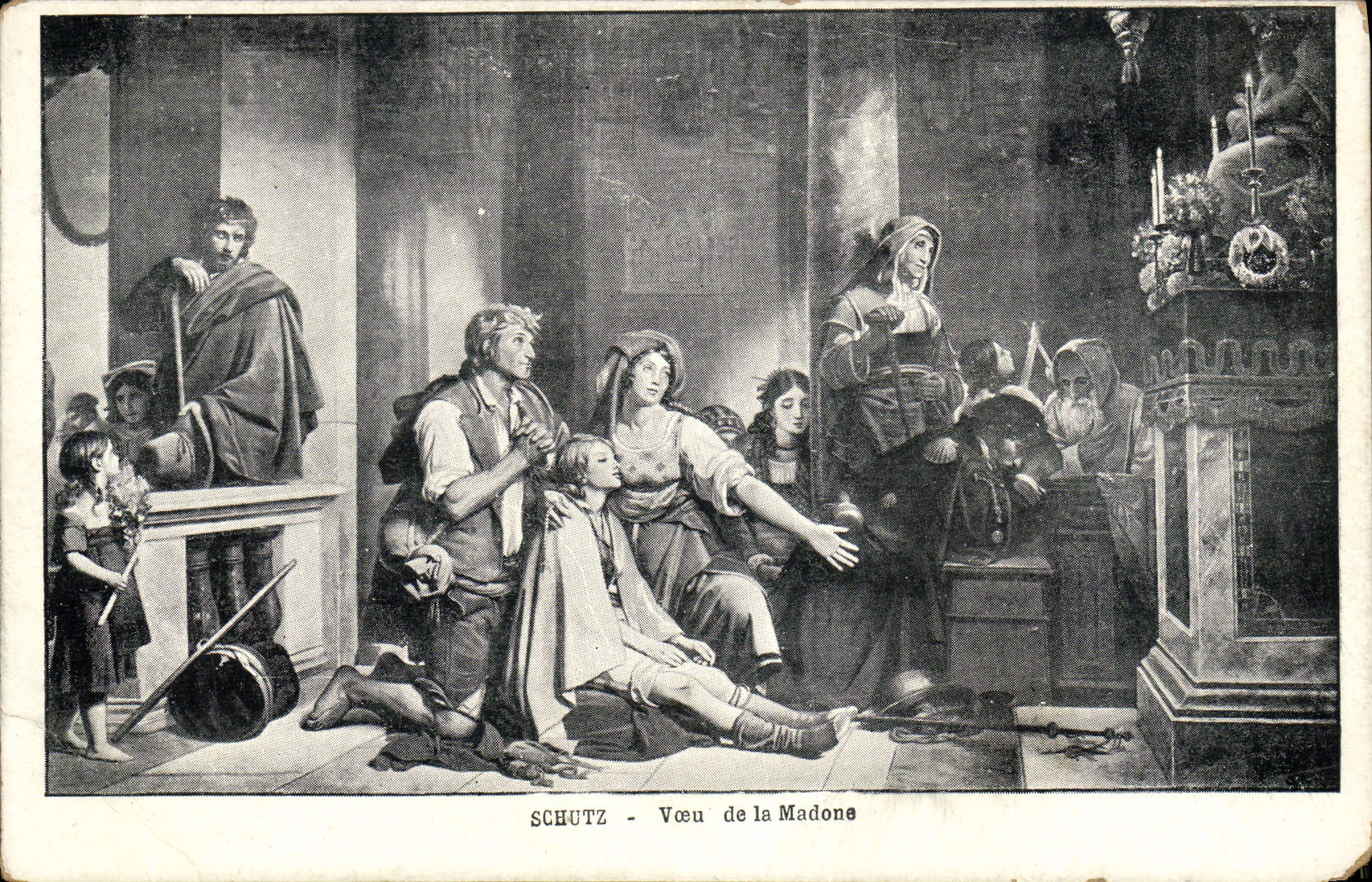 VINTAGE POSTCARD Schutz Wish of the Madonna