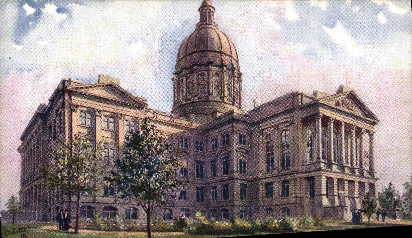 VINTAGE POSTCARD The Capitol Atlanta