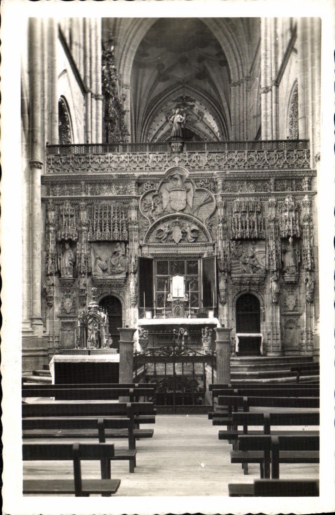 EL Trascoro de Palencia de la POSTAL de la VENDIMIA del catedrale