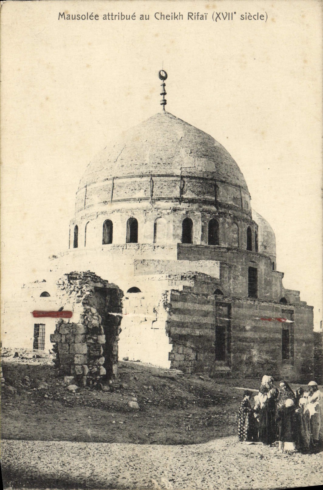 VINTAGE POSTCARD Mausolee Allots to the Sheik Rifai