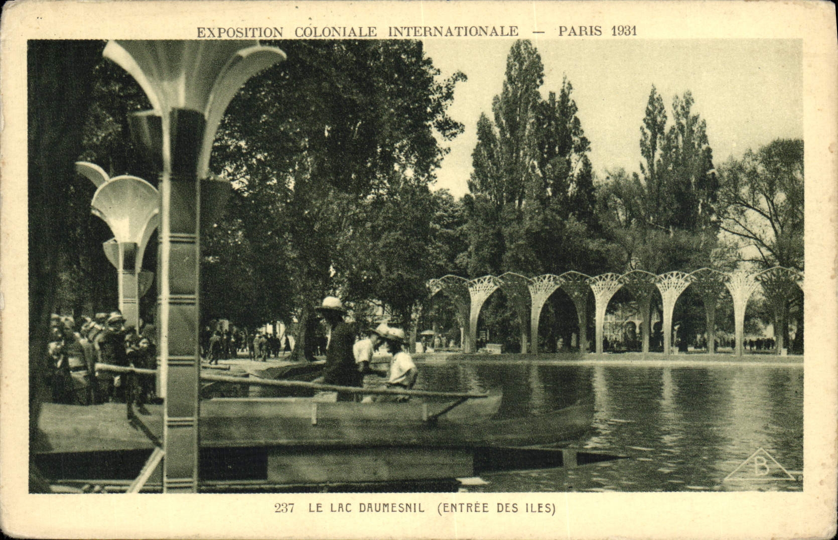 CPA Exposition Coloniale Internationale Paris 1931 Le Lac Daumesnil