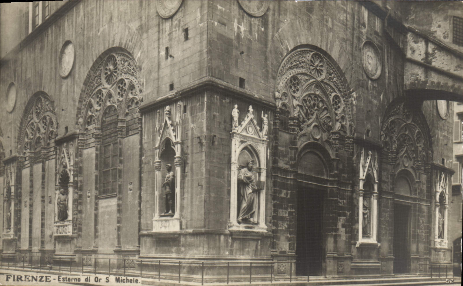 Di o S Micaela de Firenze Esterno de la POSTAL de la VENDIMIA