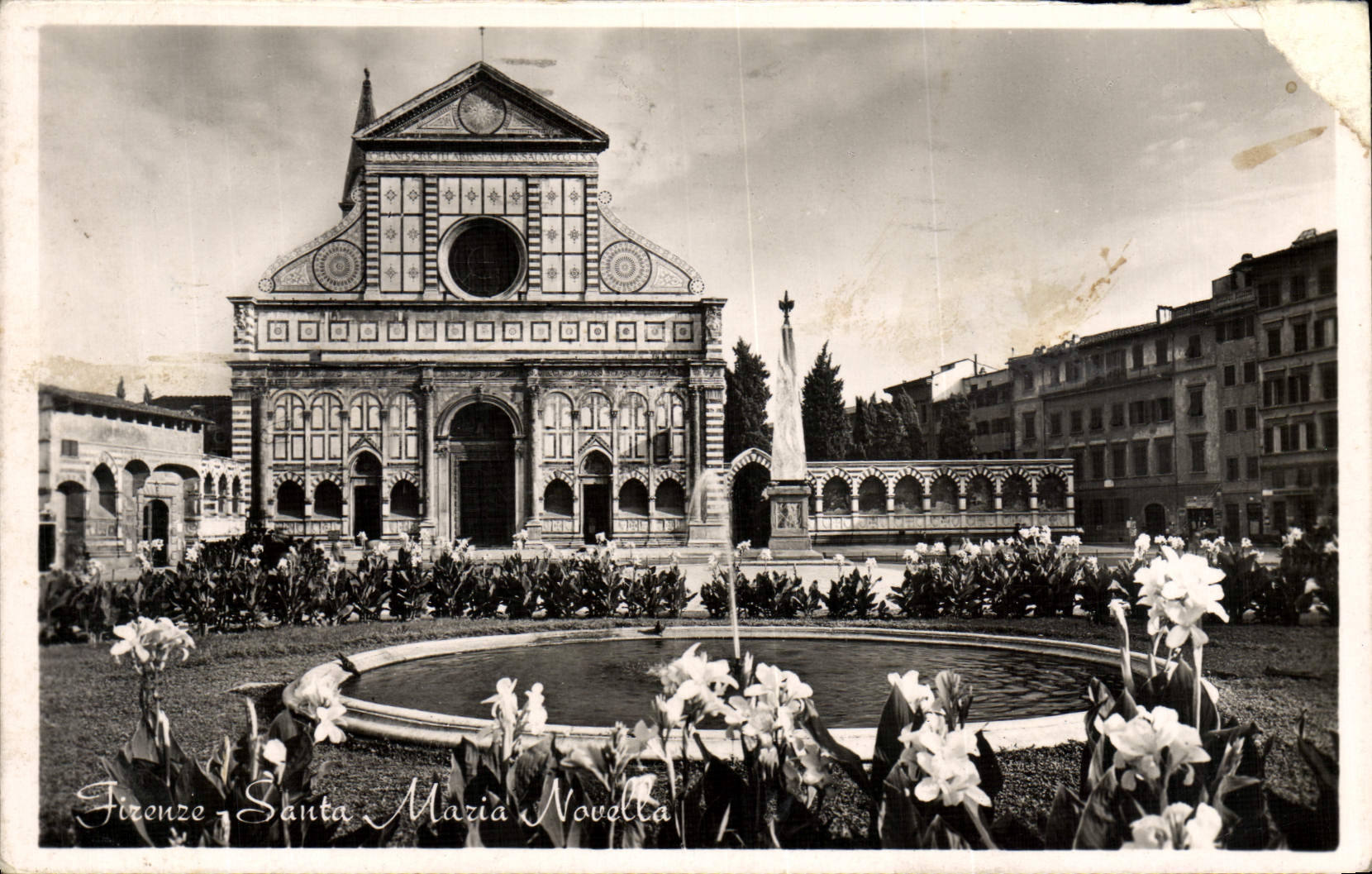 POSTAL Firenze Sainta Mazia Navella de la VENDIMIA