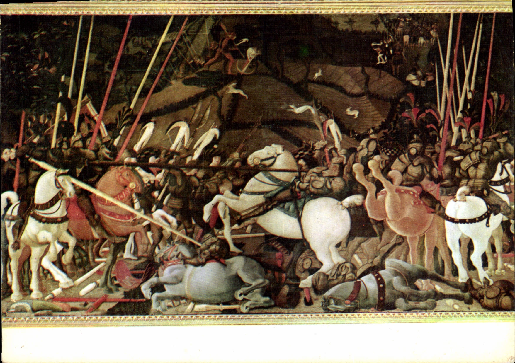 MODERN CARD Firenze Galleria Uffizi Paolo Uccello