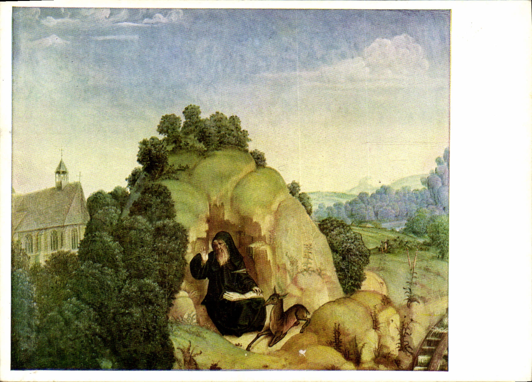 MODERN CARD Meister Of Batheolomousaltartes Agidius Aus Dem Thomasaltar