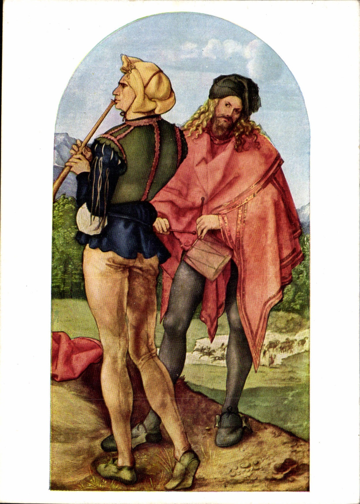 MODERN CARD Albrecht To last Pfeifer Und Trommler