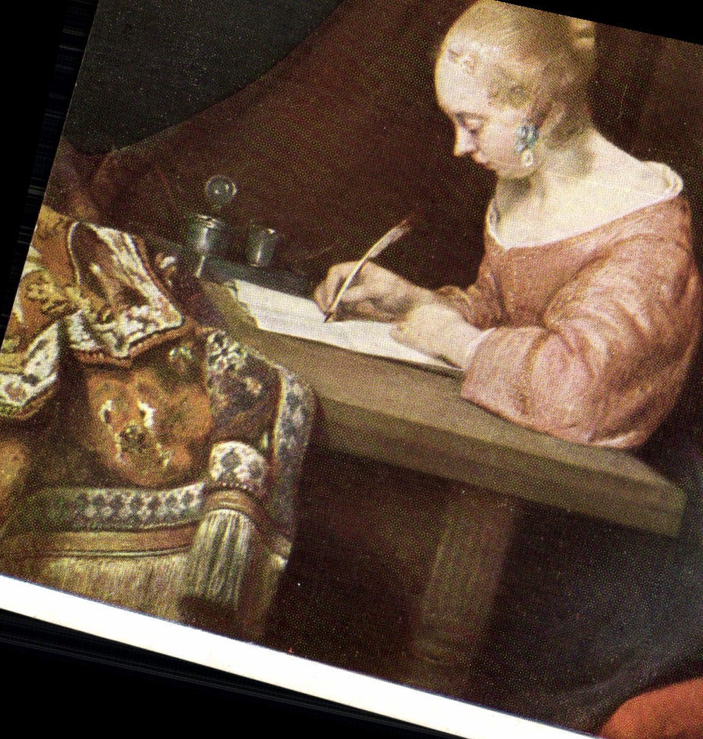 MODERN CARD Gerald For the third time Borch De Briefschrijfster