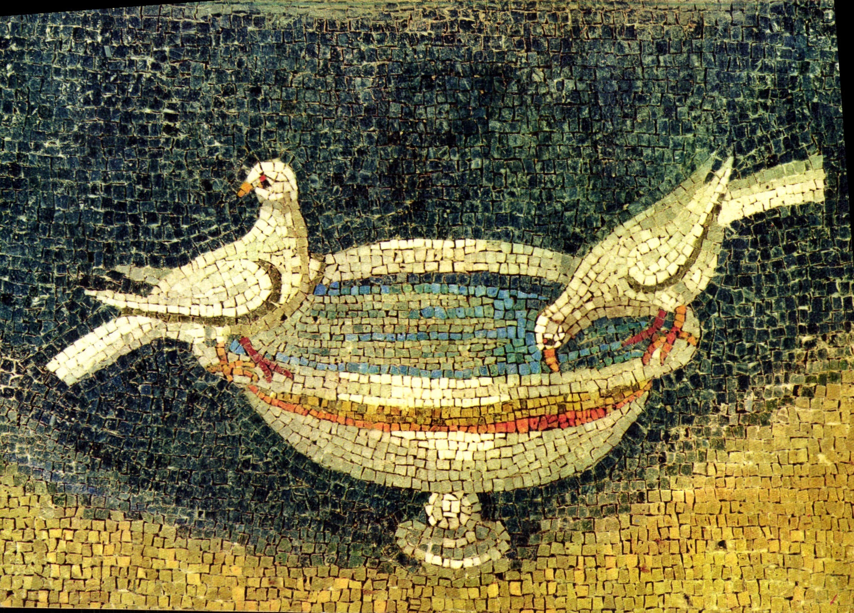 MODERN CARD Ravenna Mausoleo Placidia Official reception Colombine