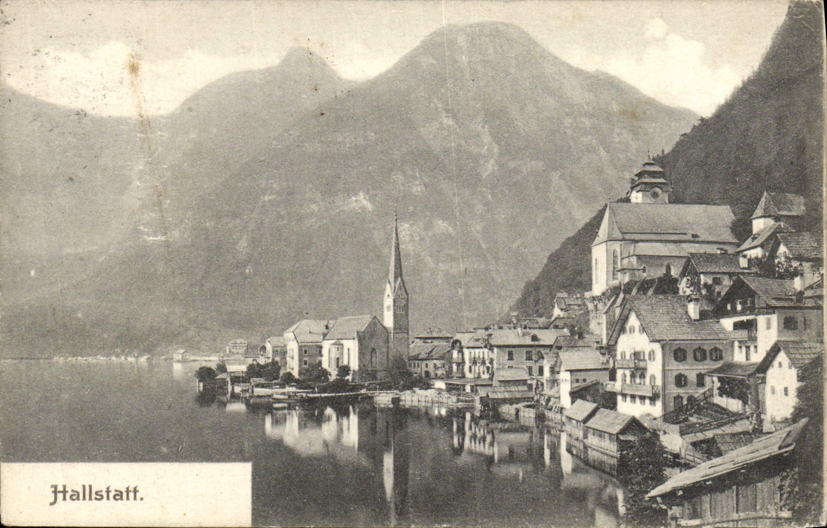 VINTAGE POSTCARD Hallstatt