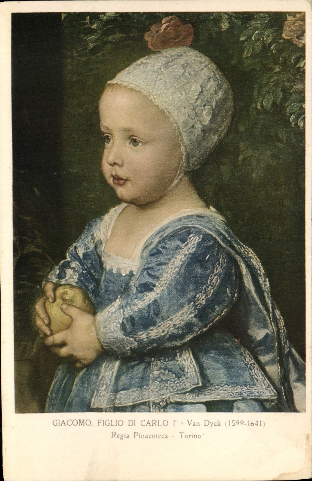 VINTAGE POSTCARD Giacomo Figlio Di Carlo Van Dyck Regia Torino