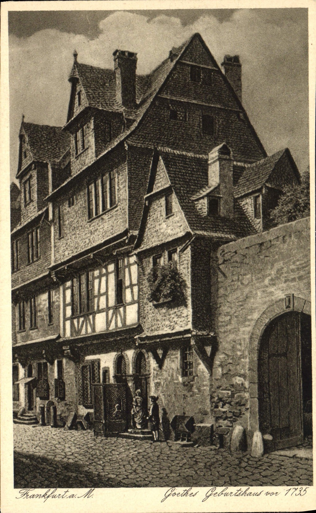 CPA Frankfurt a m Goethes Geburthaus