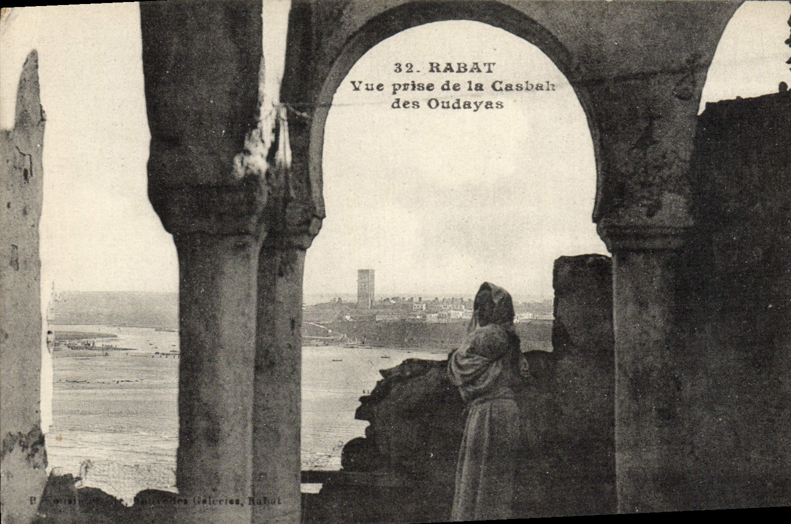 VINTAGE POSTCARD Reduction Seen Snuffing Kasbah Of Oudayas