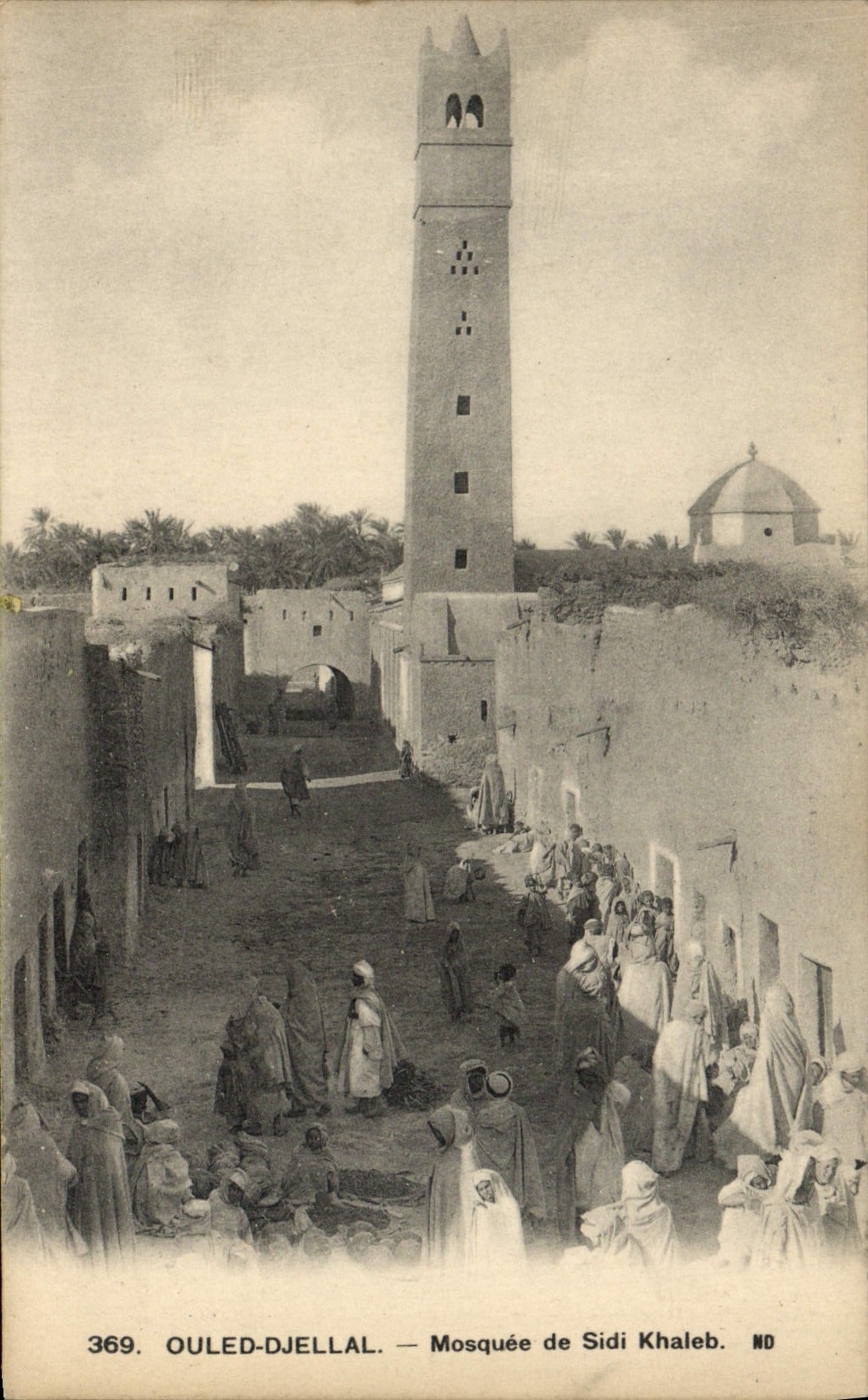 CPA Ouled Djellal Mosquee De Sidi Khaleb