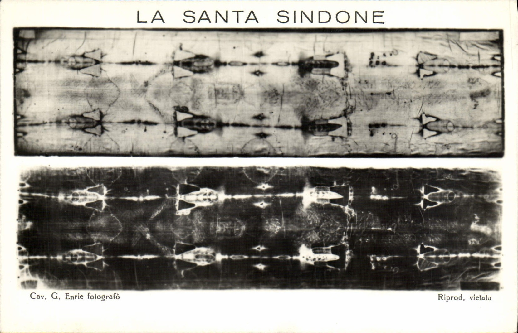 MODERN CARD Santa Sindone