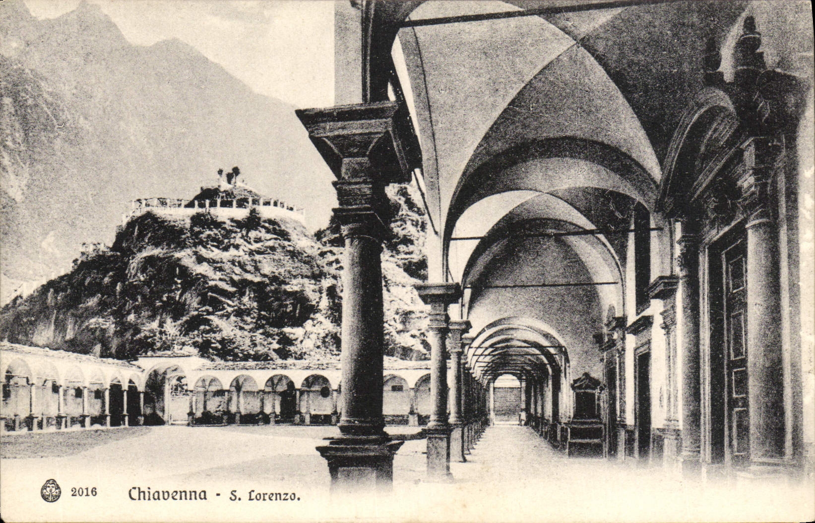 VINTAGE POSTCARD Chiavenna S Lorenzo