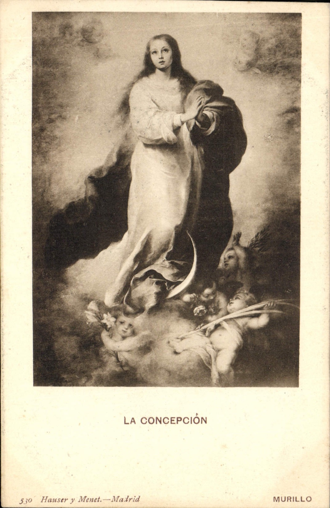 VINTAGE POSTCARD Concepcion Murillo