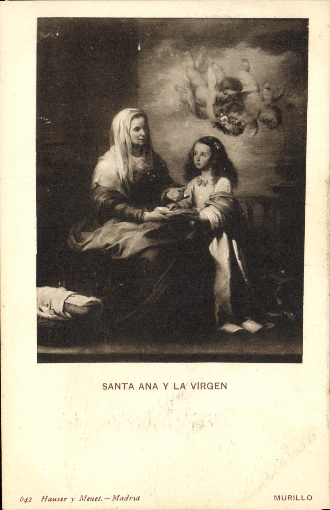 CPA Santa Ana Y La Virgen Murillo