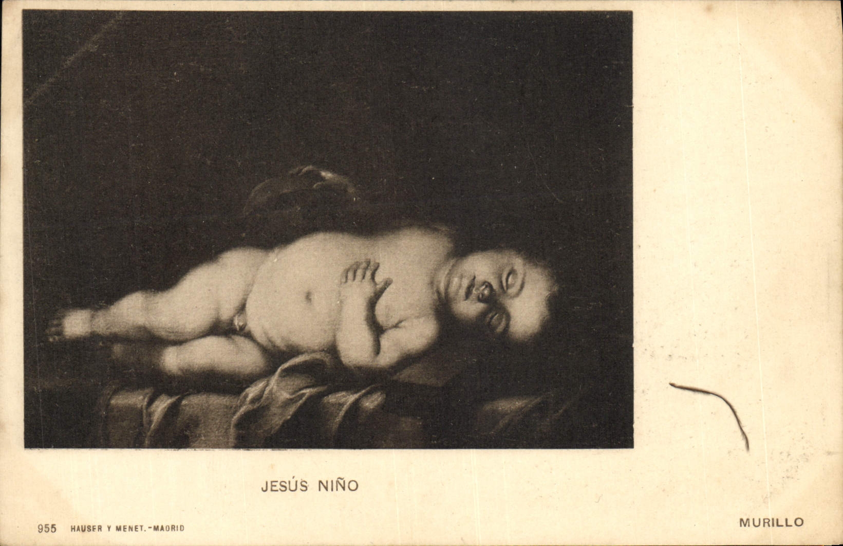 VINTAGE POSTCARD Jesus Nino Murillo