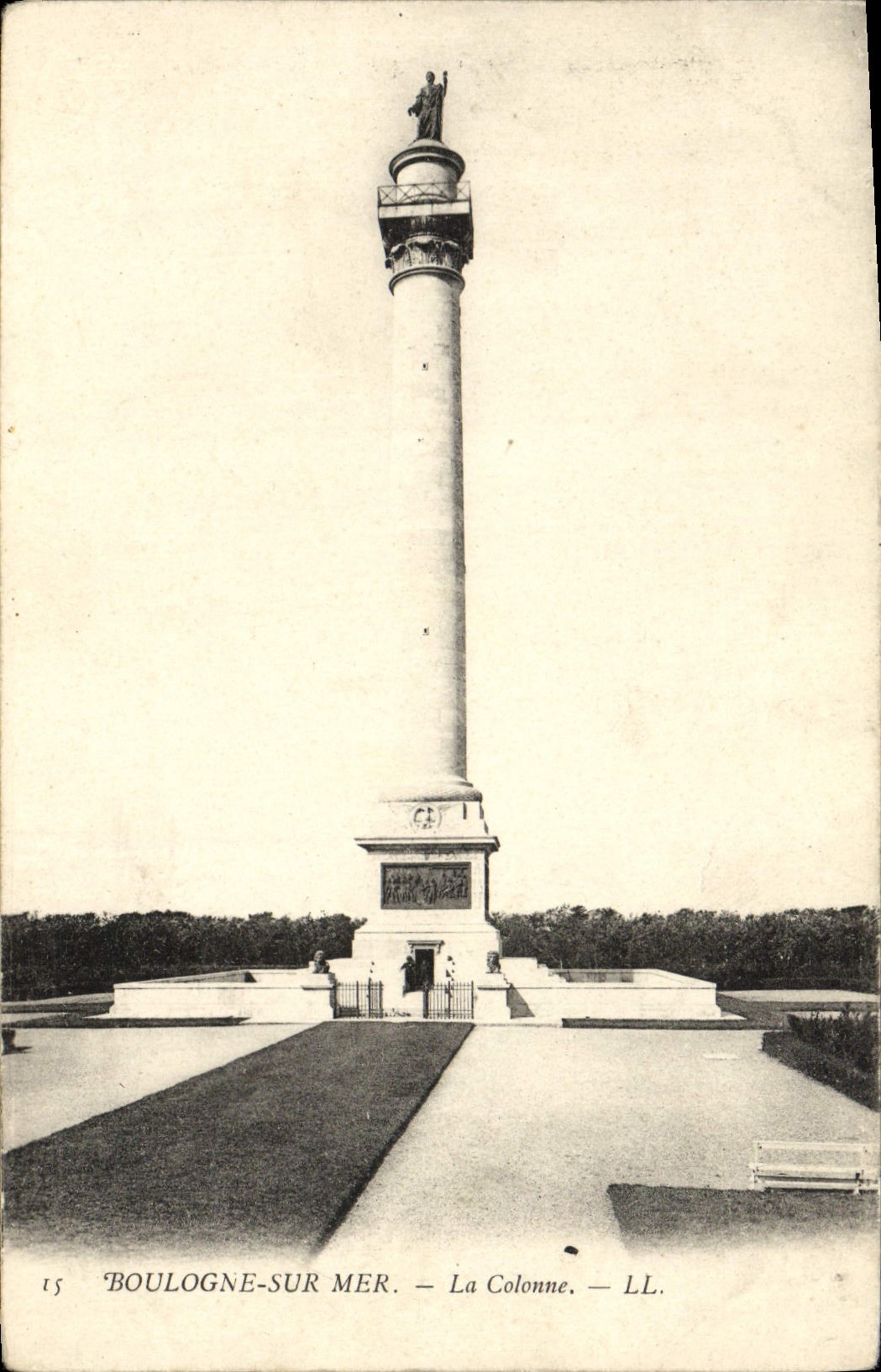 CPA Boulogne Sur Mer La Colonne
