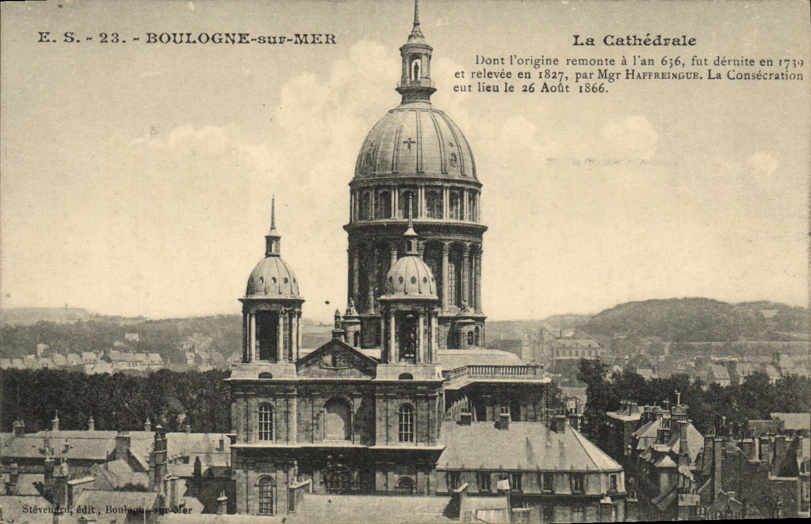 CPA Boulogne Sur Mer La Cathedrale